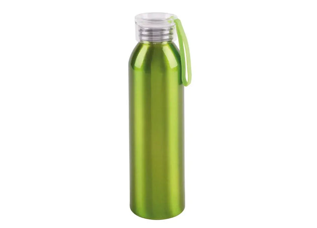 LOOPED Apfelgrüne Aluminium Trinkflasche 650ml - Leicht & Langlebig TK Gruppe® Grosshandel 