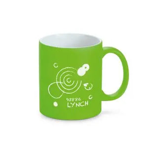 LYNCH Keramikbecher 350 ml - Hellgrün, Neonfarbene Oberfläche, Stilvoll & Auffällig TK Gruppe® Grosshandel 