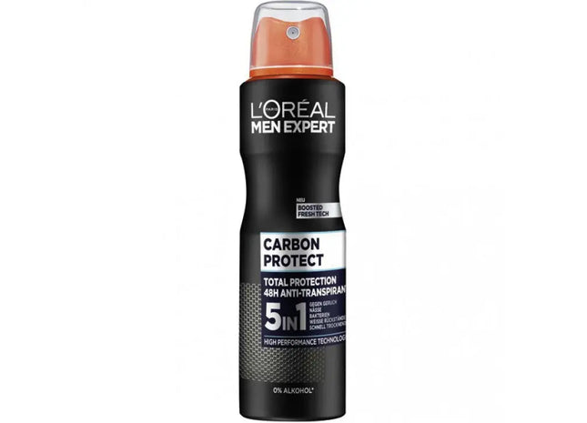 L’Oréal Men Expert Carbon Protect Deo-Spray 150ml - 4-in-1 Schutzformel TK Gruppe® Grosshandel 