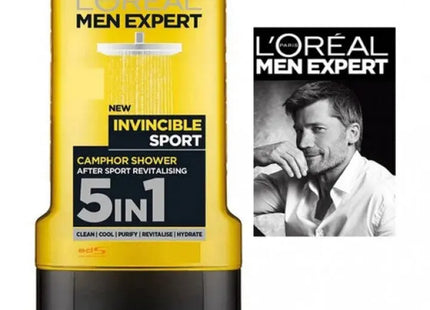 L'Oreal Men Expert Invincible Sport Shower Gel 250ml - Energizing Clean, 100 Characters TK Gruppe® Grosshandel 