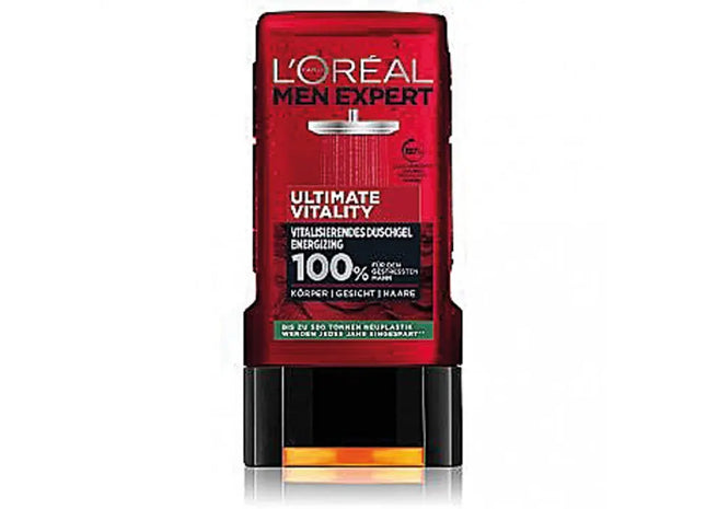L’Oreal Men Expert Ultimate Vitality Shower Gel, 250ml - Energizing Body Wash TK Gruppe® Grosshandel 