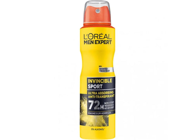 L'Oreal Men Expert Unbesiegbarer Sport Deospray, 150ml – Extremer Schutz & Frische TK Gruppe® Grosshandel 