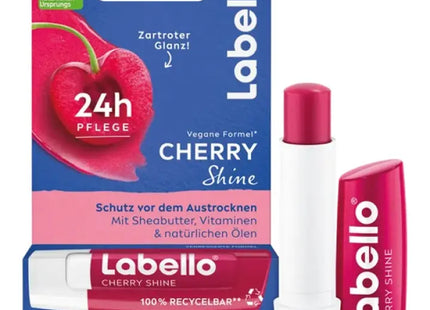 Labello Lip Balm 4.8g - Luscious Cherry Shine for Hydrated & Glossy Lips TK Gruppe® Grosshandel 
