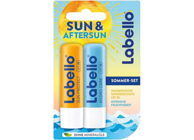 Labello Lippenpflege Summer Mixpack Duo - Erfrischende Lippenbalsame für die Sommersaison TK Gruppe® Grosshandel 