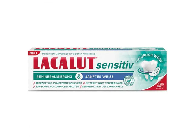 Lacalut Active 75ml Sensitiv Zahnpasta, Sanfte Pflegeformel TK Gruppe® Grosshandel 