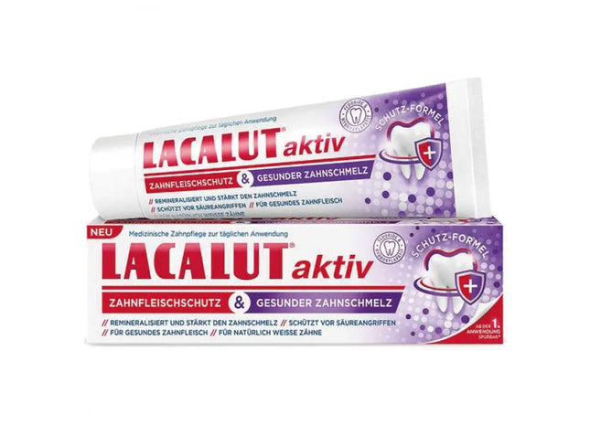 Lacalut Active 75ml Zahnpasta, Intensiver Zahnfleischschutz TK Gruppe® Grosshandel 