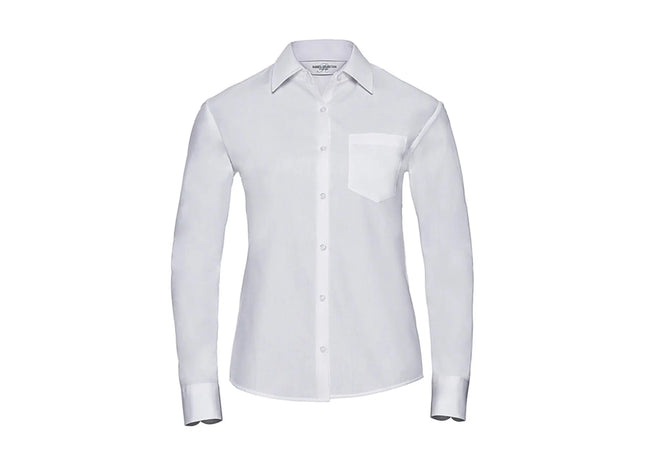 Ladies` Cotton Poplin Shirt LS TK Gruppe® Grosshandel 