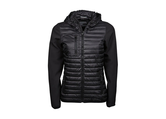 Ladies` Hooded Crossover Jacket TK Gruppe® Grosshandel 