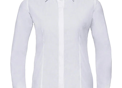 Ladies` LS Fitted Poplin Shirt TK Gruppe® Grosshandel 