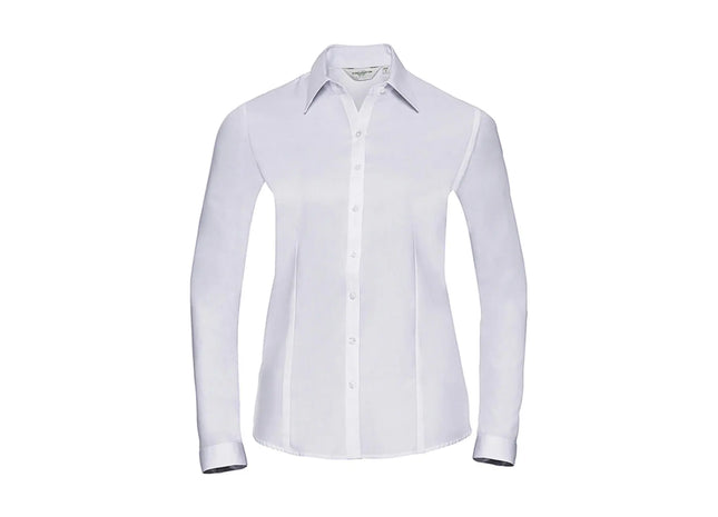 Ladies` LS Herringbone Shirt TK Gruppe® Grosshandel 