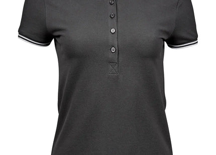 Ladies` Luxury Stripe Stretch Polo TK Gruppe® Grosshandel 