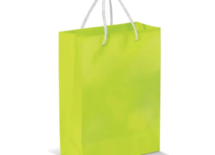 Laminierte Papiertasche, groß - Hellgrün Robuste und stilvolle Tragetasche TK Gruppe® Grosshandel 