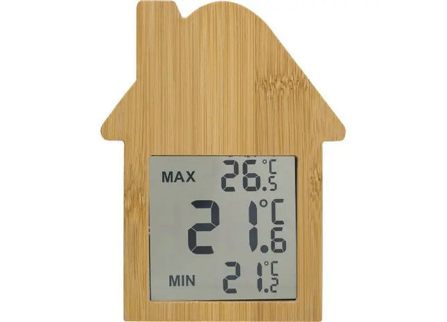 Lane Bambus Klimaüberwachungsstation - Elegantes Braun TK Gruppe® Grosshandel 