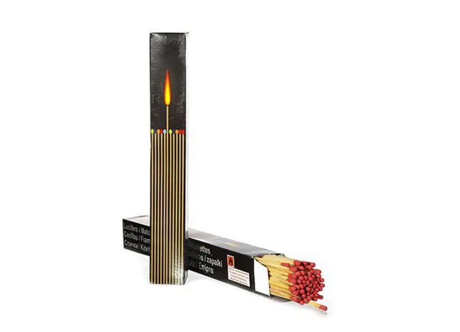 Lange Kaminstreichhölzer, 50er-Pack, Je 20cm, Ideal für Kamine und Grills TK Gruppe® Grosshandel 