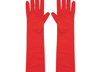 Lange rote Handschuhe 45 cm für Erwachsene – elegante Accessoires für die Abendgarderobe TK Gruppe® Grosshandel 