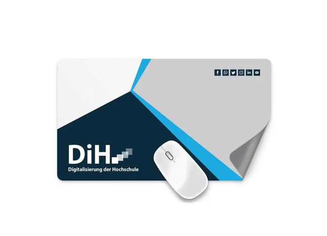 LapKoser 3in1 Notebookpad 28x16 cm inkl. Digitaldruck - Vielseitig, Tragbar und Hochwertig TK Gruppe® Grosshandel 