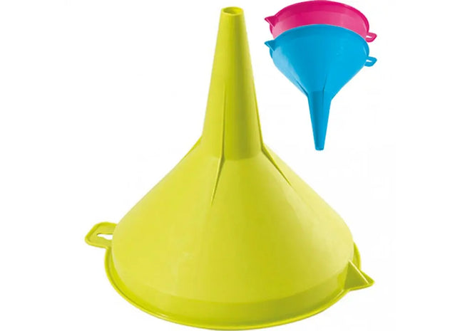 Large Funnel 14cm - Assorted Set of 3, 14x5.5cm - Multicolor Funnels for Various Uses TK Gruppe® Grosshandel 