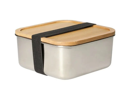 Large Silver-Natural Vesper Storage Container - Spacious, Durable, Eco-Friendly Food Box TK Gruppe® Grosshandel 