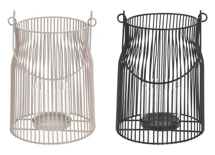 Laterne mit Henkel, Streben, 3er-Set, 20 cm hoch – Stilvolle und praktische Outdoor-Deko TK Gruppe® Grosshandel 