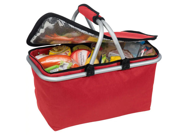 Laval Einkaufskorb mit Kühlfunktion in Rot, praktisch & isolierend TK Gruppe® Grosshandel 