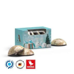 Lebkuchen Mini 4er - Kleine Köstlichkeiten in individuell bedruckter Werbebox TK Gruppe® Grosshandel 