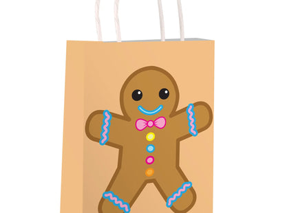 Lebkuchenmann Weihnachtstüte mit Henkel 14x21x7 cm TK Gruppe® Grosshandel 