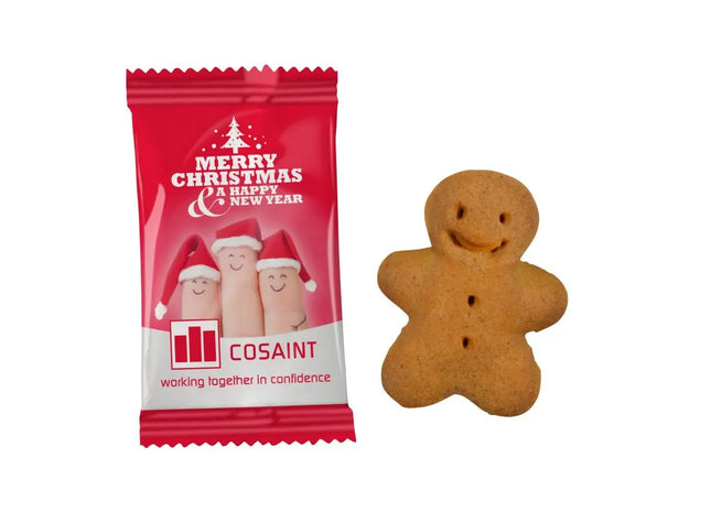 Lebkuchenmännchen mit individuellem Druck - Perfekte Weihnachtsbotschaft TK Gruppe® Grosshandel 