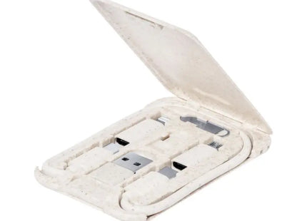 Lee USB Ladekabel-Set - Natur Hochwertige, umweltfreundliche Kabel für alle Geräte TK Gruppe® Grosshandel 