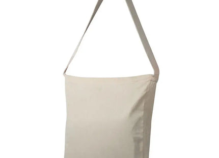 Lehbek Weiße Baumwolltasche mit Canvasgurt, Stilvoll & Robust TK Gruppe® Grosshandel 