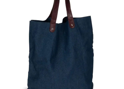 Leinwand Denim: Hochwertige Denim Leinwandtasche - Tiefes Dunkelblau TK Gruppe® Grosshandel 