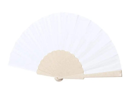 Lencer Handventilator - Natur - Weiß: Tragbarer Mini-Ventilator, leise, wiederaufladbar, stilvolles Design TK Gruppe® Grosshandel 