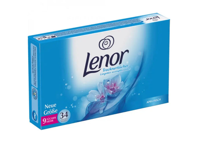 Lenor April Fresh Dryer Sheets, 34 Count - Long-Lasting Scent & Softness TK Gruppe® Grosshandel 