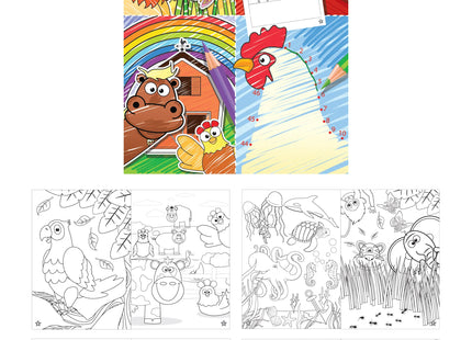 Lernbuch 'Spaß Mit Farben', 10,5 x 14,5 cm, 16 Seiten, Kinder Malbuch, Bildungsspielzeug TK Gruppe® Grosshandel 