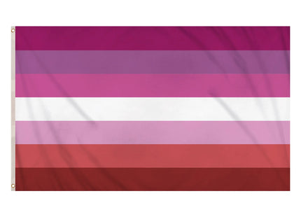 Lesben-Pride-Flagge 5 Fuß x 3 Fuß – große nachhaltige Regenbogenflagge für LGBTQ+-Events und Sensibilisierung TK Gruppe® Grosshandel 