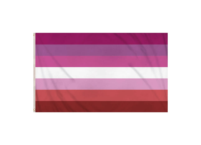 Lesben-Pride-Flagge 5 Fuß x 3 Fuß – große nachhaltige Regenbogenflagge für LGBTQ+-Events und Sensibilisierung TK Gruppe® Grosshandel 