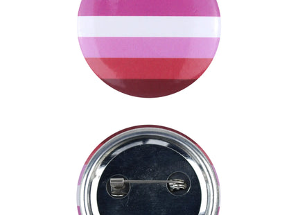 Lesbisches Pride-Abzeichen, 4 cm, Regenbogenfarben, Button für Vielfalt und Inklusion TK Gruppe® Grosshandel 