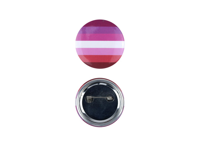 Lesbisches Pride-Abzeichen, 4 cm, Regenbogenfarben, Button für Vielfalt und Inklusion TK Gruppe® Grosshandel 