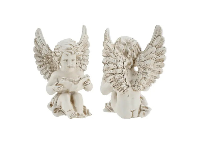 Lesender Engel mit Buch, Inspirierende Figur, 20 cm Höhe TK Gruppe® Grosshandel 