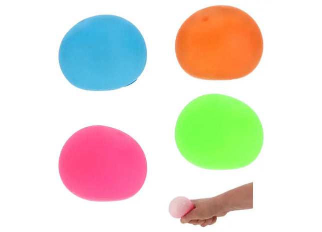 Leuchtende Anti-Stress Bälle, 4er-Set, ca. 6cm Durchmesser - Nachtleuchtend TK Gruppe® Grosshandel 
