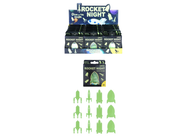 Leuchtende Raketen, 5-6,5 cm, 12er-Box, 3 Typen - Outdoor-Spielzeug TK Gruppe® Grosshandel 