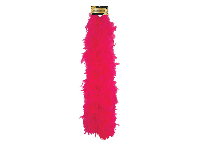 Leuchtende Rosa Federboa – 150cm, Flauschig & Stilvoll, Ideal für Kostümpartys & Karneval TK Gruppe® Grosshandel 