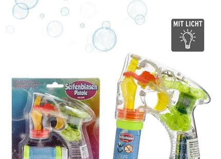 Leuchtende Seifenblasenkanone, LED-Beleuchtete Blasenpistole, Spaß für alle Altersgruppen TK Gruppe® Grosshandel 
