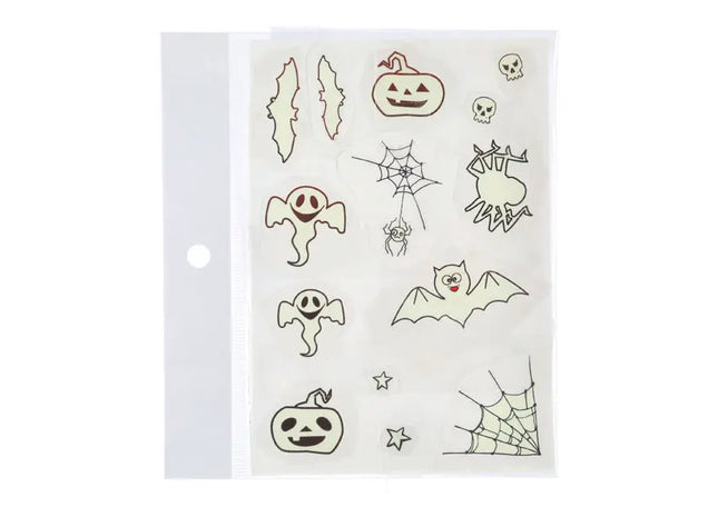 Leuchtende Temporäre Tattoos - Nachtleuchtende Aufkleber, 15 x 10,5 cm TK Gruppe® Grosshandel 