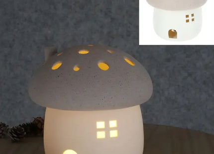 Leuchtender Pilz, ungefähr 14x15cm - Verleihen Sie Ihrem Raum mit LED-Pilzen einen zauberhaften Glanz TK Gruppe® Grosshandel 