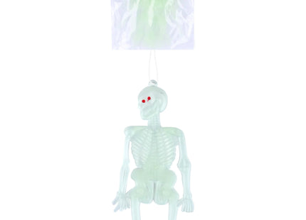 Leuchtendes Skelett 14 x 4,5 cm, Halloween-Dekoration TK Gruppe® Grosshandel 