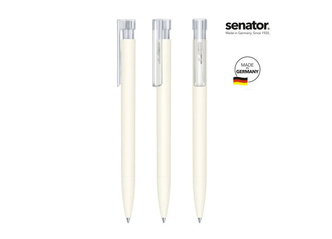 Liberty Bio Druckkugelschreiber in Natural Weiß - Ökologisch & Effizient TK Gruppe® Grosshandel 