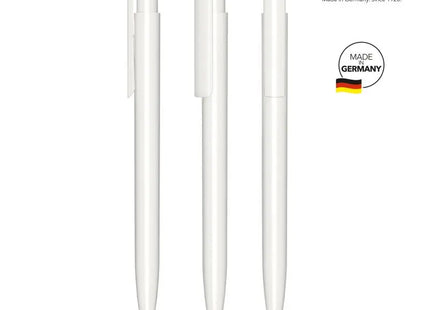 Liberty Polished Druckkugelschreiber in Hochglanz Weiß - Elegant & Modern TK Gruppe® Grosshandel 