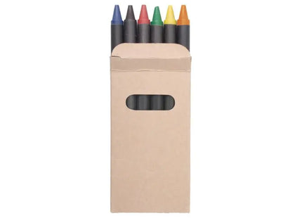 Liddy Wachsmalstift-Set (6-tlg.) - Kreativität in Schwarz und Beige für vielseitige Kunstwerke und Malprojekte TK Gruppe® Grosshandel 