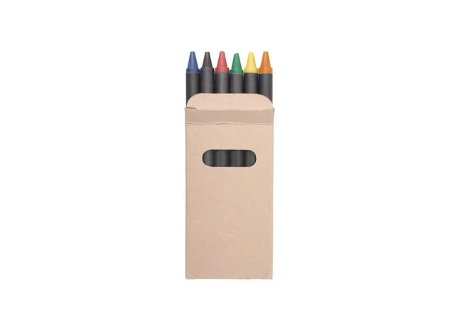Liddy Wachsmalstift-Set (6-tlg.) - Kreativität in Schwarz und Beige für vielseitige Kunstwerke und Malprojekte TK Gruppe® Grosshandel 
