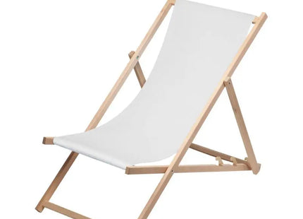 Liegestuhl Chillout in Natur und Weiß – Entspannung mit Stil TK Gruppe® Grosshandel 